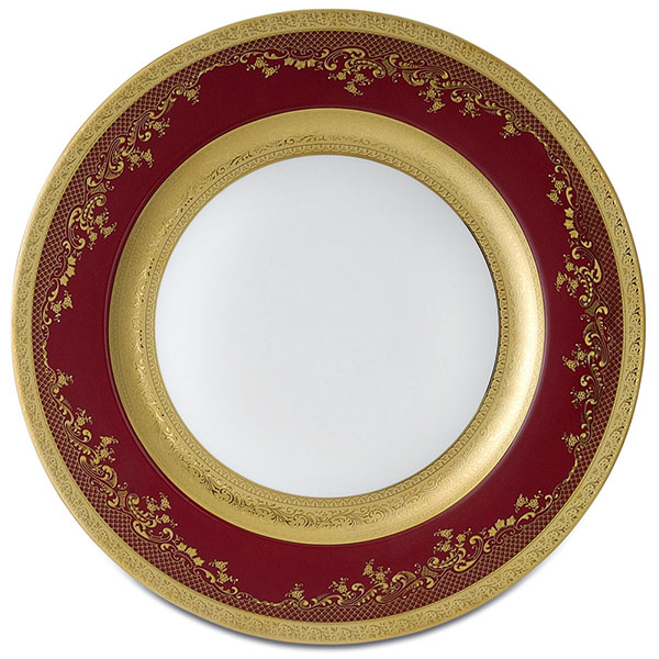 Фарфор Royal Gold - Подставки под тарелки 32 cм Бордо (6 Единиц) от Цептер