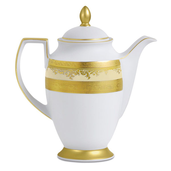 Фарфор Royal Gold - Кофейный Набор 6 Персон Кремовый (15 Единиц) от Цептер