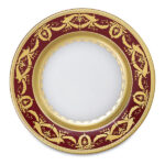 Фарфор Imperial Gold - Тарелки для Хлеба 17 см Бордо (6 Единиц) от Цептер