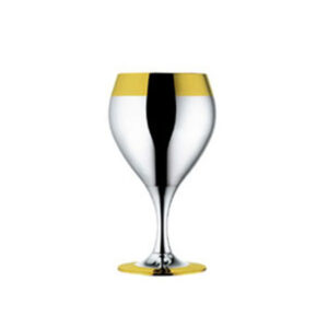 Набор из 6 шт бокалов для вина - посеребренный с золотым декором от Цептер